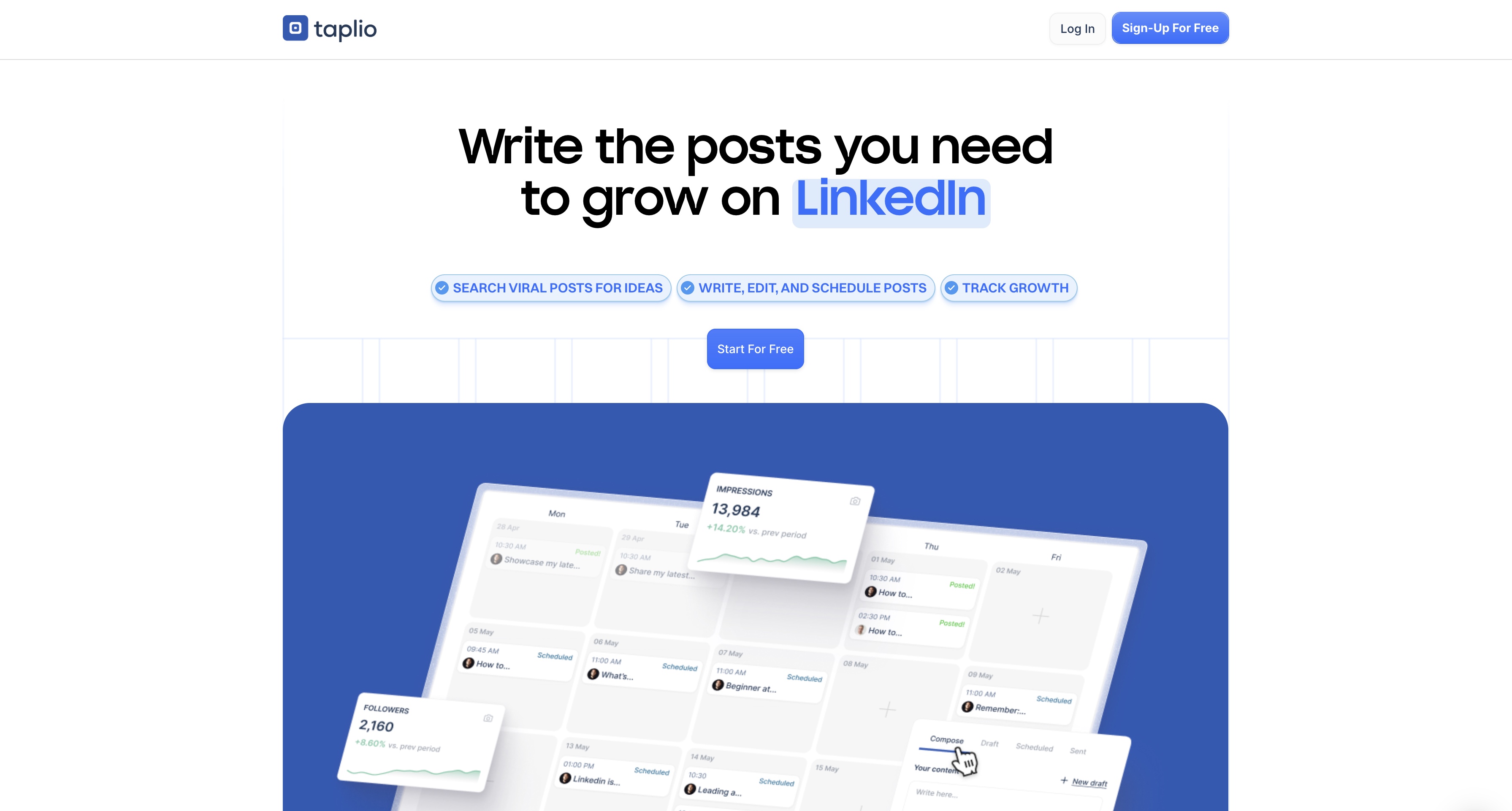 AI-powered LinkedIn growth and content scheduling platform - AItrendytools